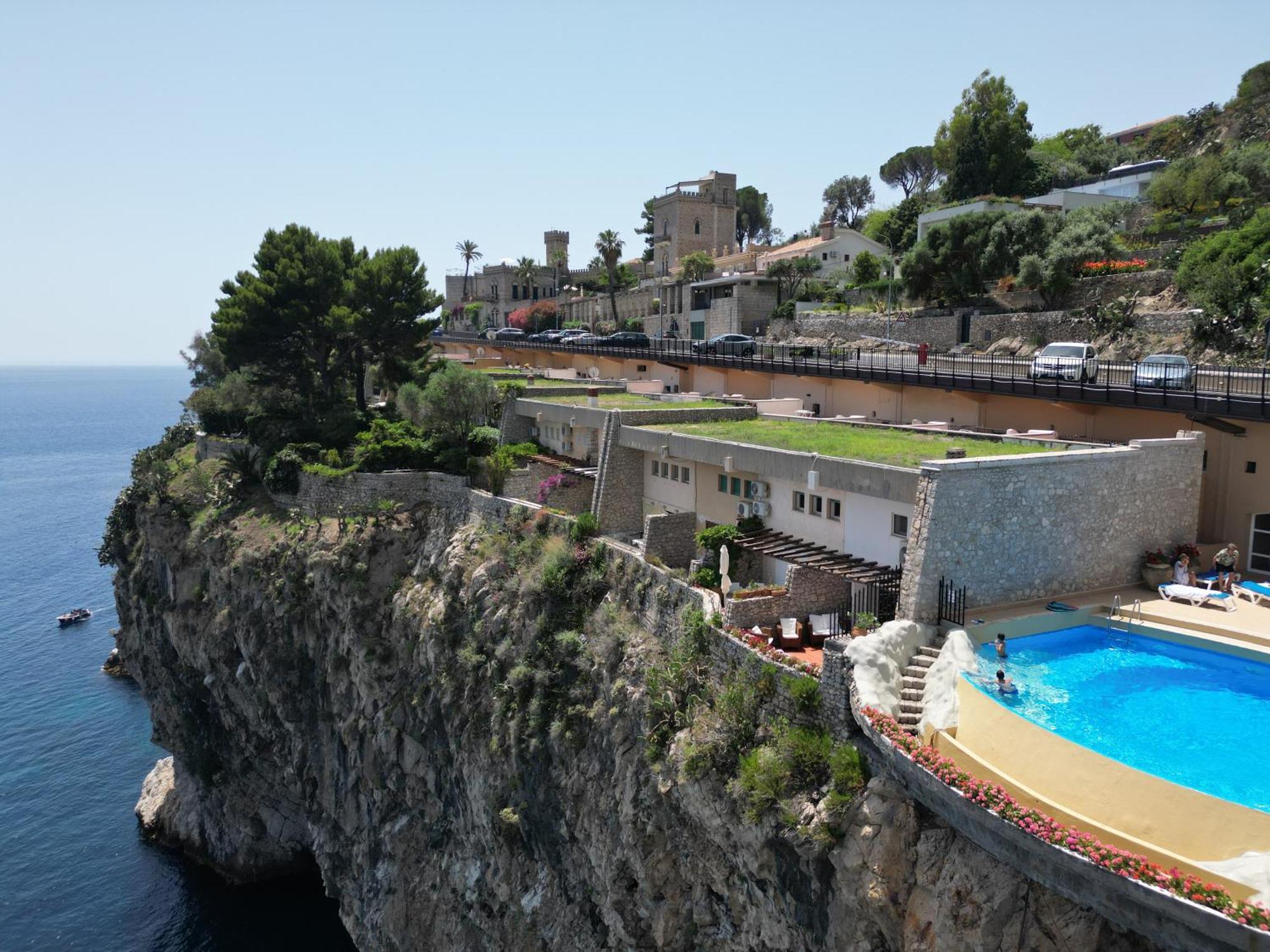 Villa Infinity Vista Mare E Relax Taormina Ngoại thất bức ảnh